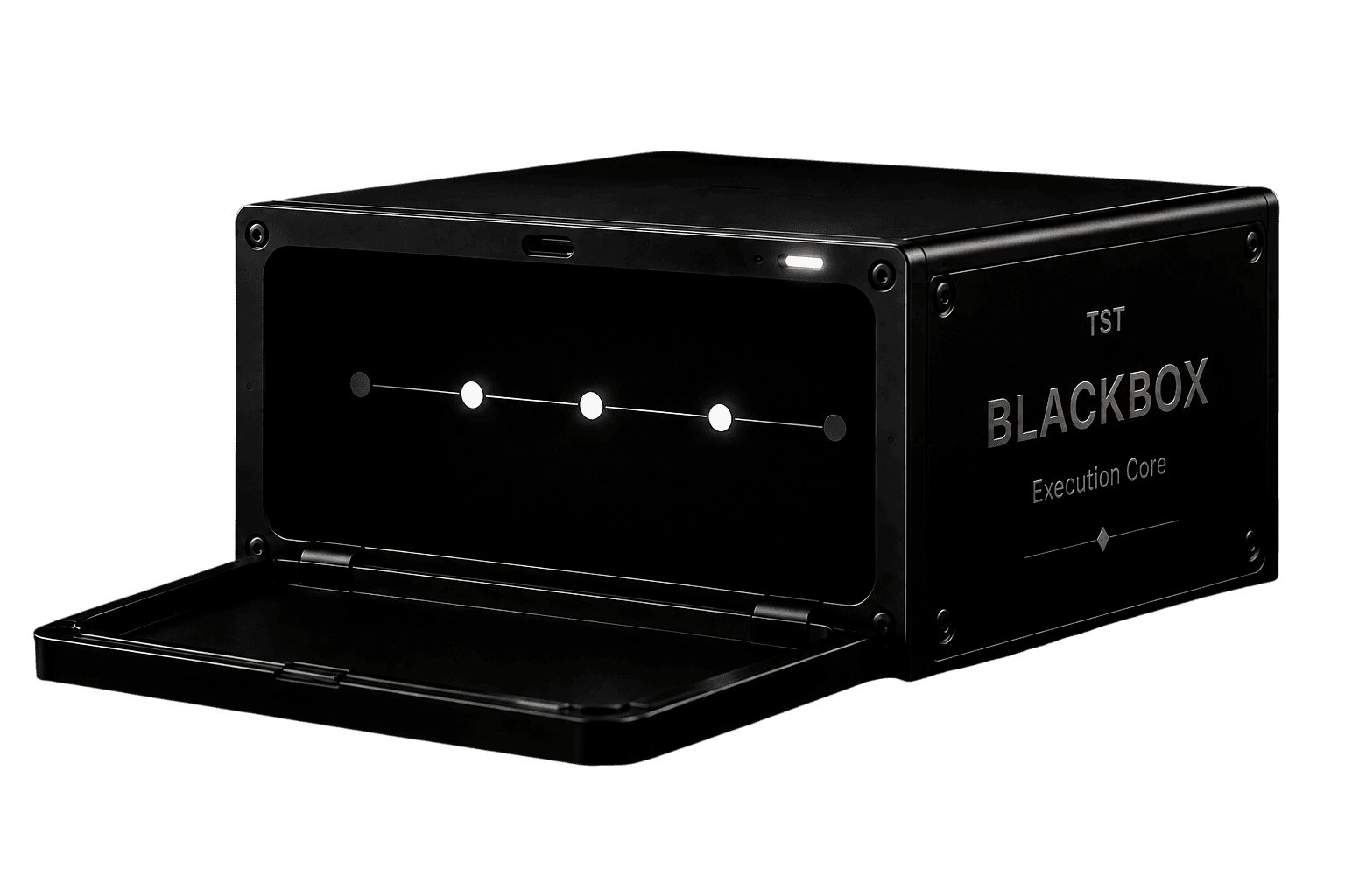 The BLACKBOX unit, open